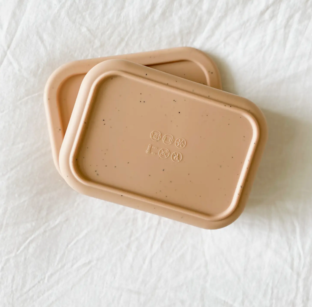 Silicone Bento Box - Speckled Sand
