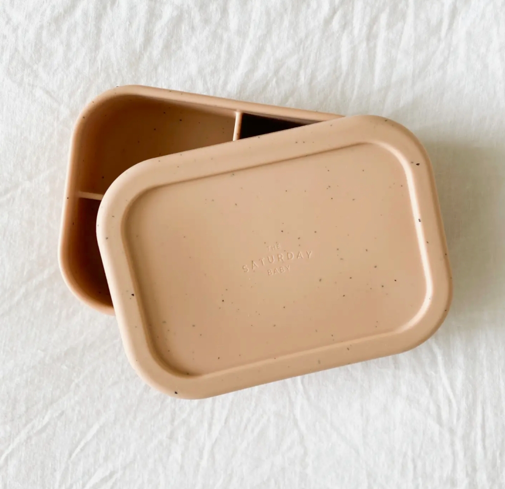 Silicone Bento Box - Speckled Sand