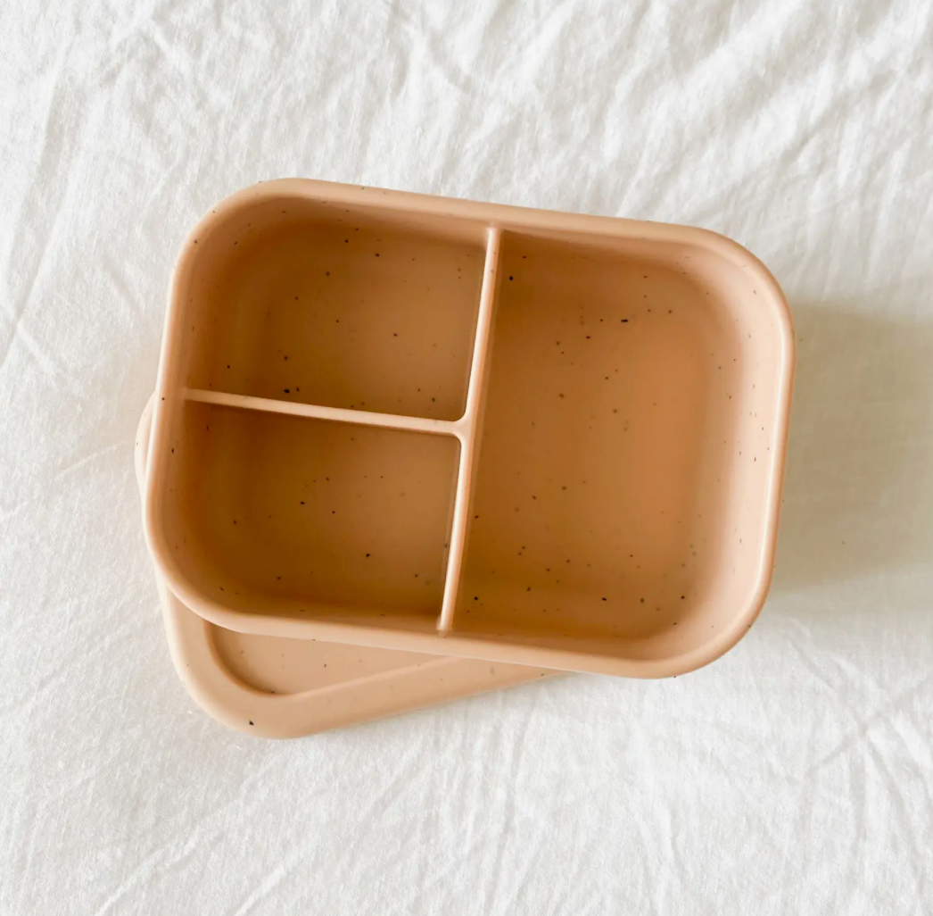 Silicone Bento Box - Speckled Sand
