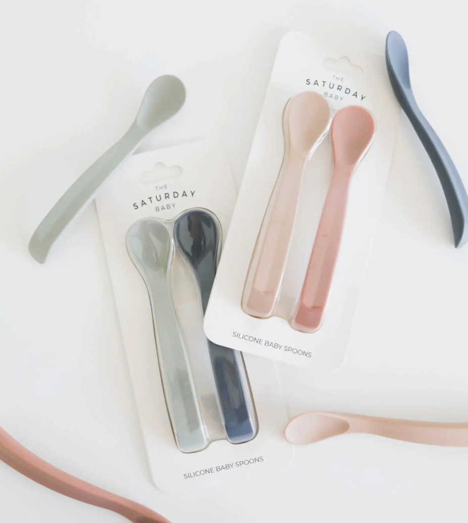 Silicone Spoon Pair - 2 color options