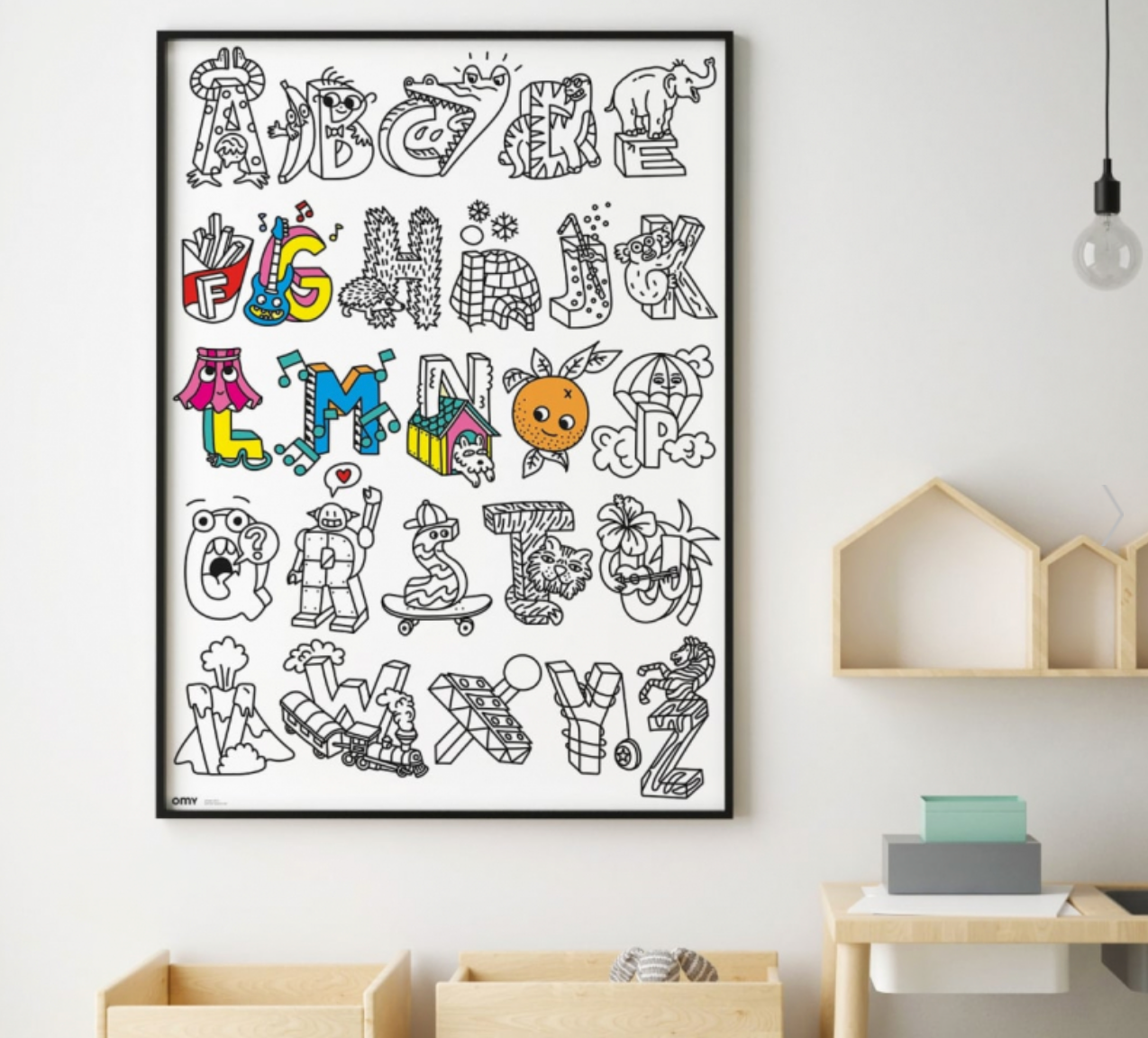 Giant Coloring Poster - ABCs