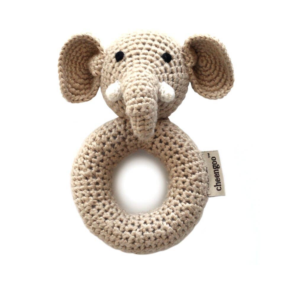 Crochet Rattle: Elephant