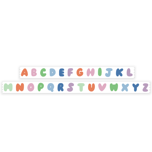 Little Note Alphabet Washi Tape