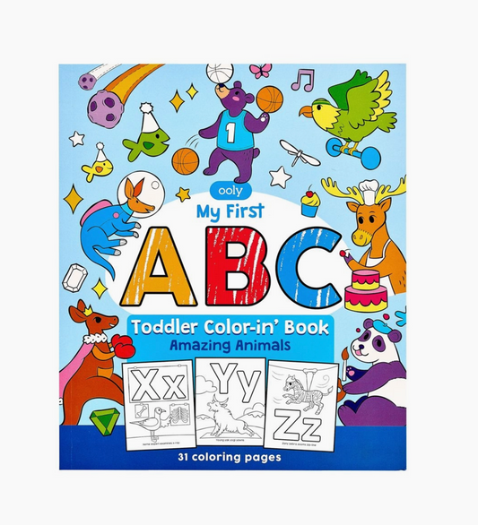 Toddler Coloring Book: ABC Amazing Animals