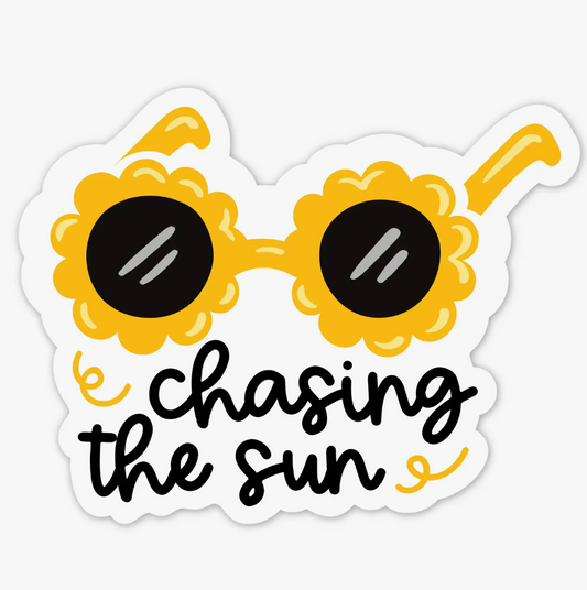Chasing the Sun Sticker