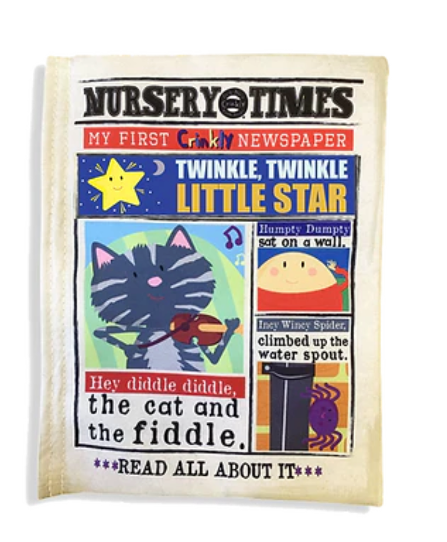 Nursery Times Crinkly Newspaper: Nursery Rhymes