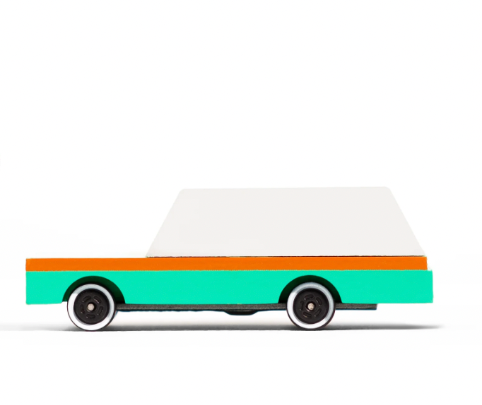 Teal Wagon Car