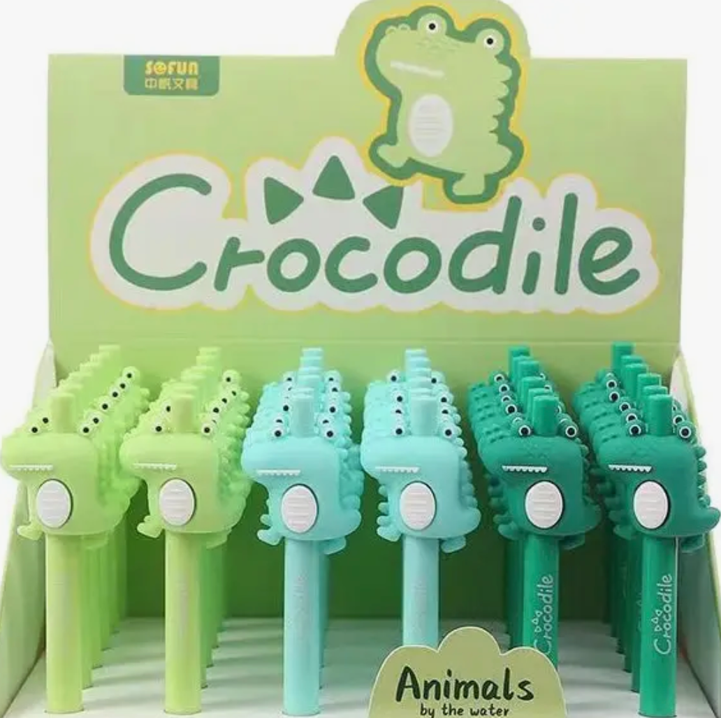 Crocodile Gel Pen - 3 designs