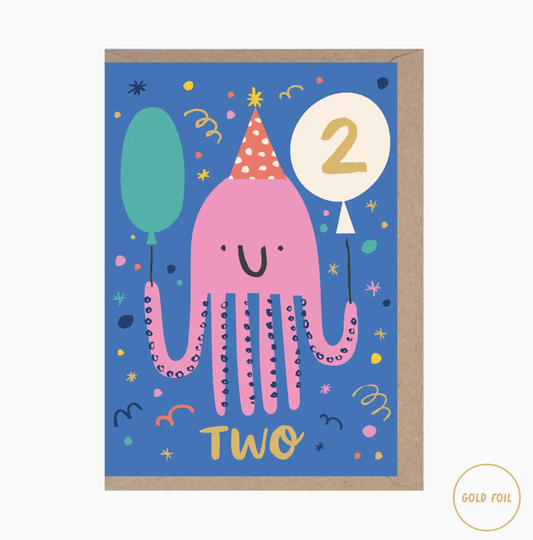 2nd Birthday Octopus