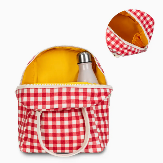 Red Gingham Lunch Bag