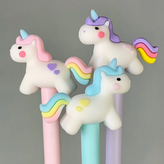 Rainbow Unicorn Gel Pen - 3 designs