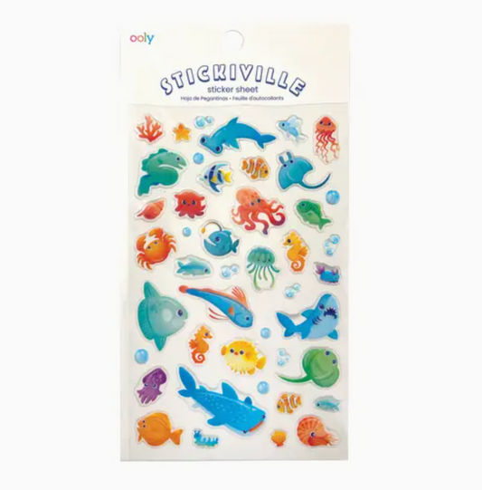 Blue Ocean Sticker Sheet
