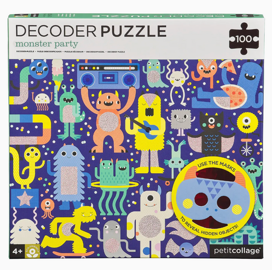Monster Party Decoder Puzzle - 100 piece
