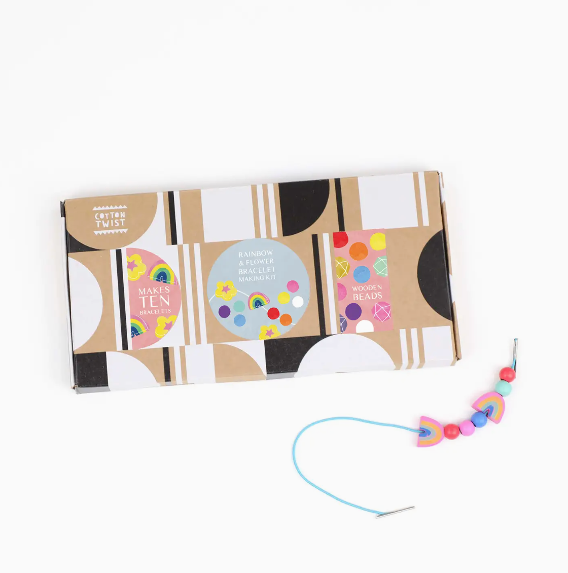 Rainbow + Flower Bracelet Beading Kit