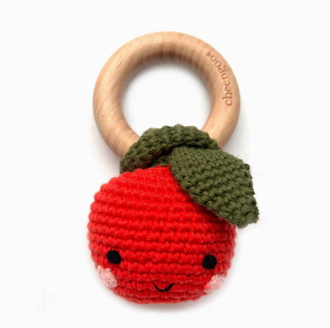 Crochet Rattle: Apple