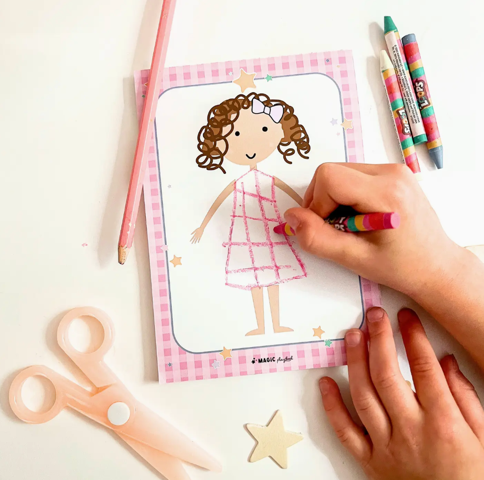 Pretend Play Doll Notepad