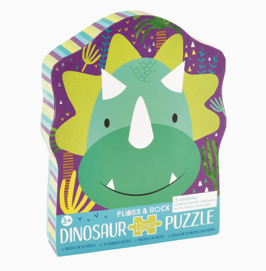 Triceratops Dinosaur Jigsaw Puzzle - 12 piece