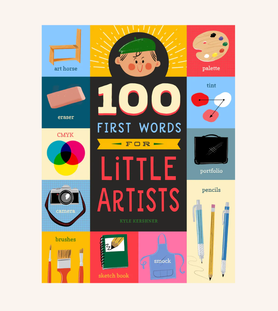 100 First Words for Little Artists Book