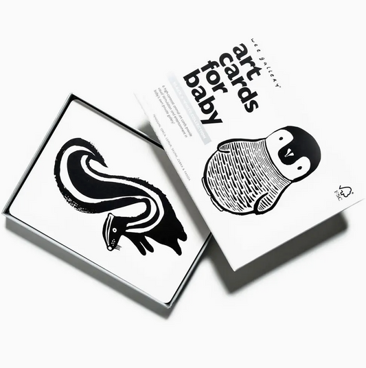 Black + White Animal Art Cards