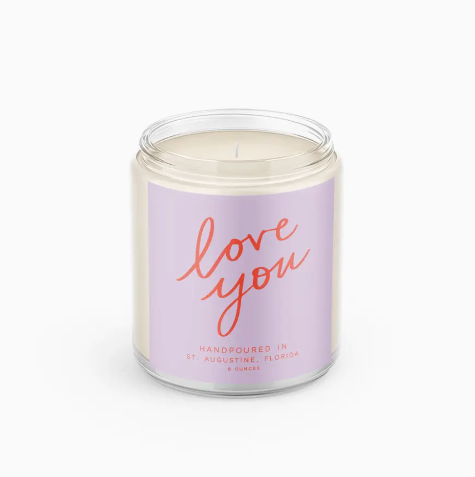 Love You Candle