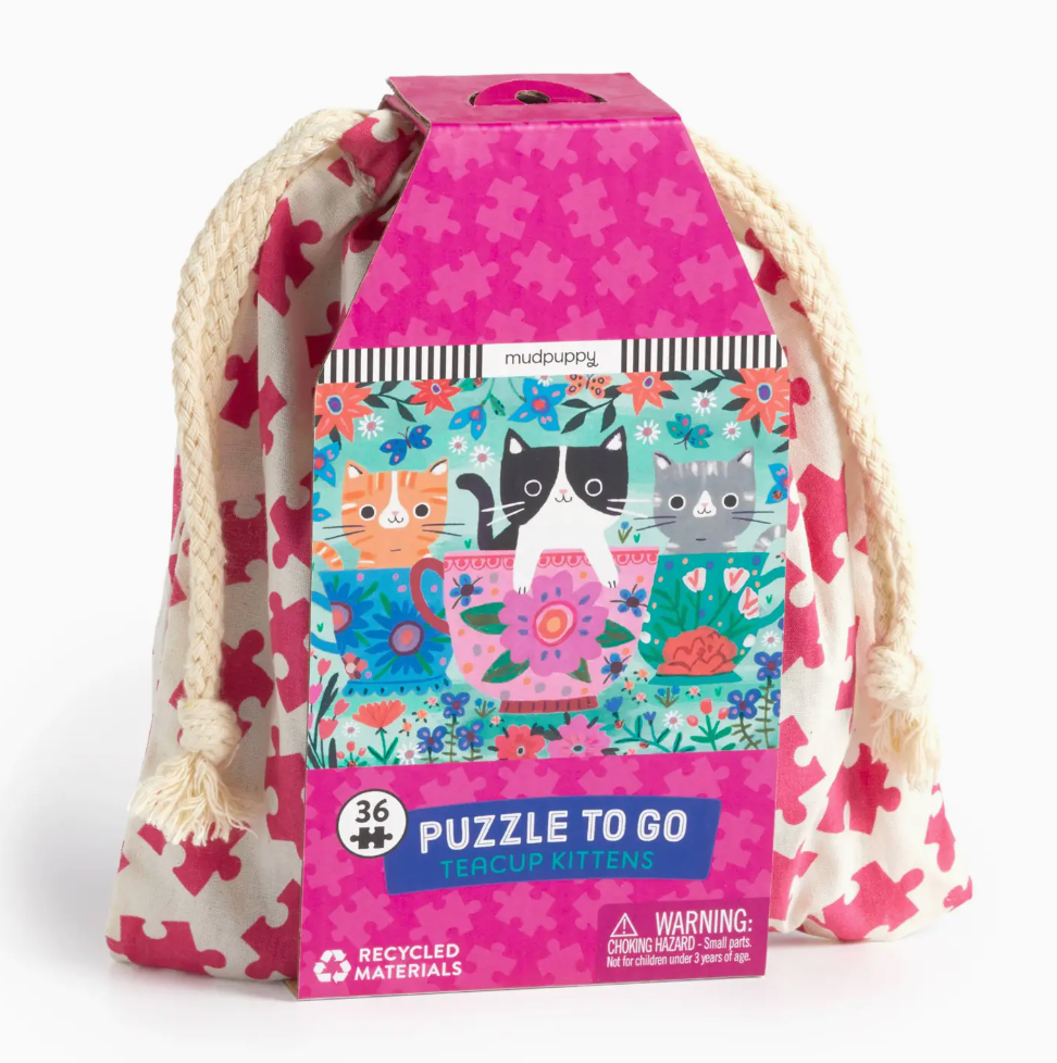 Puzzle To Go: Teacup Kittens - 36 piece