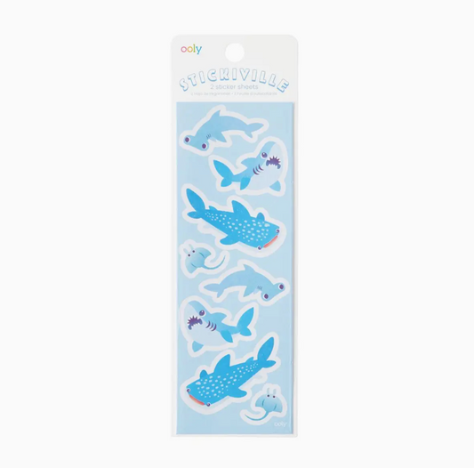 Sharks and Rays Sticker Sheet