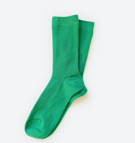 Green Wool Socks