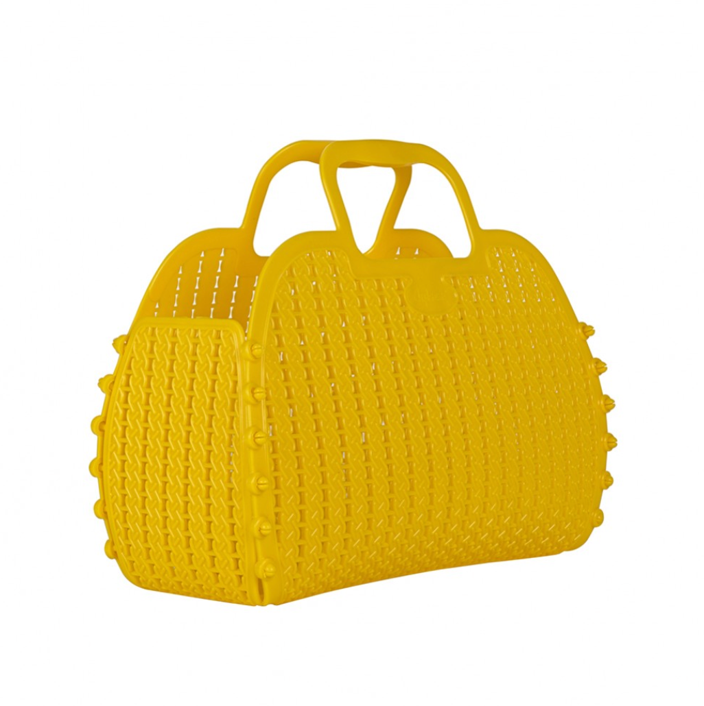 Mini Basket Bag - Yellow