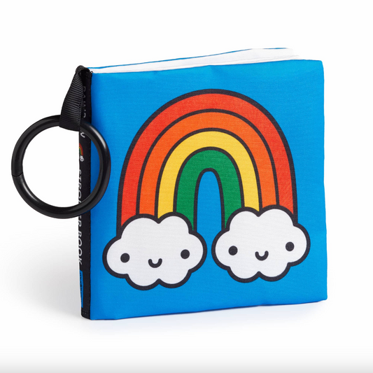 Crinkle Stroller Book: Rainbow World