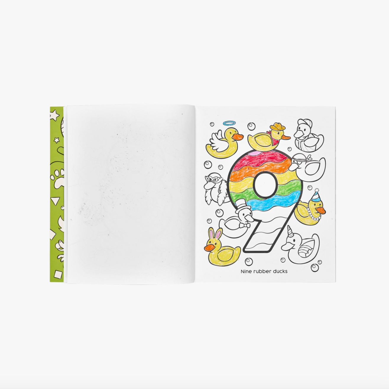 Toddler Coloring Book: 123 Shapes + Numbers