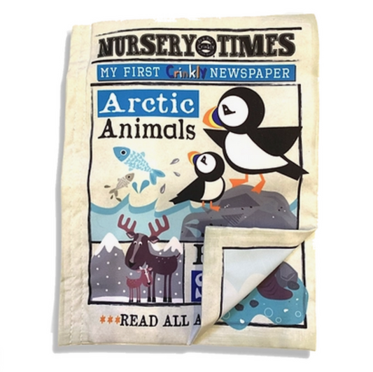 Nursery Times Crinkly Newspaper: Arctic Animals