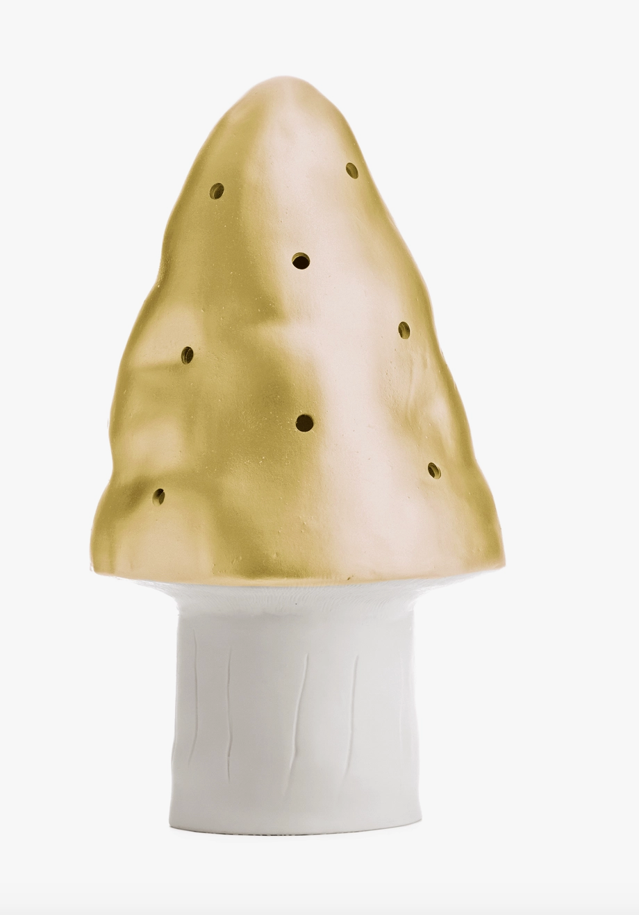 Small Mushroom Lamp - Gold