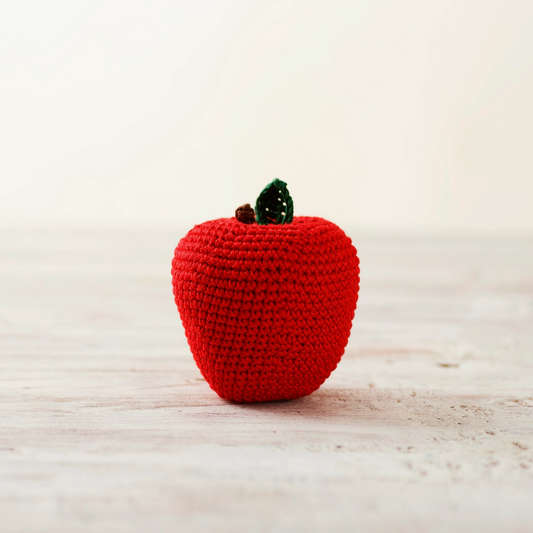 Crochet Play Food: Apple