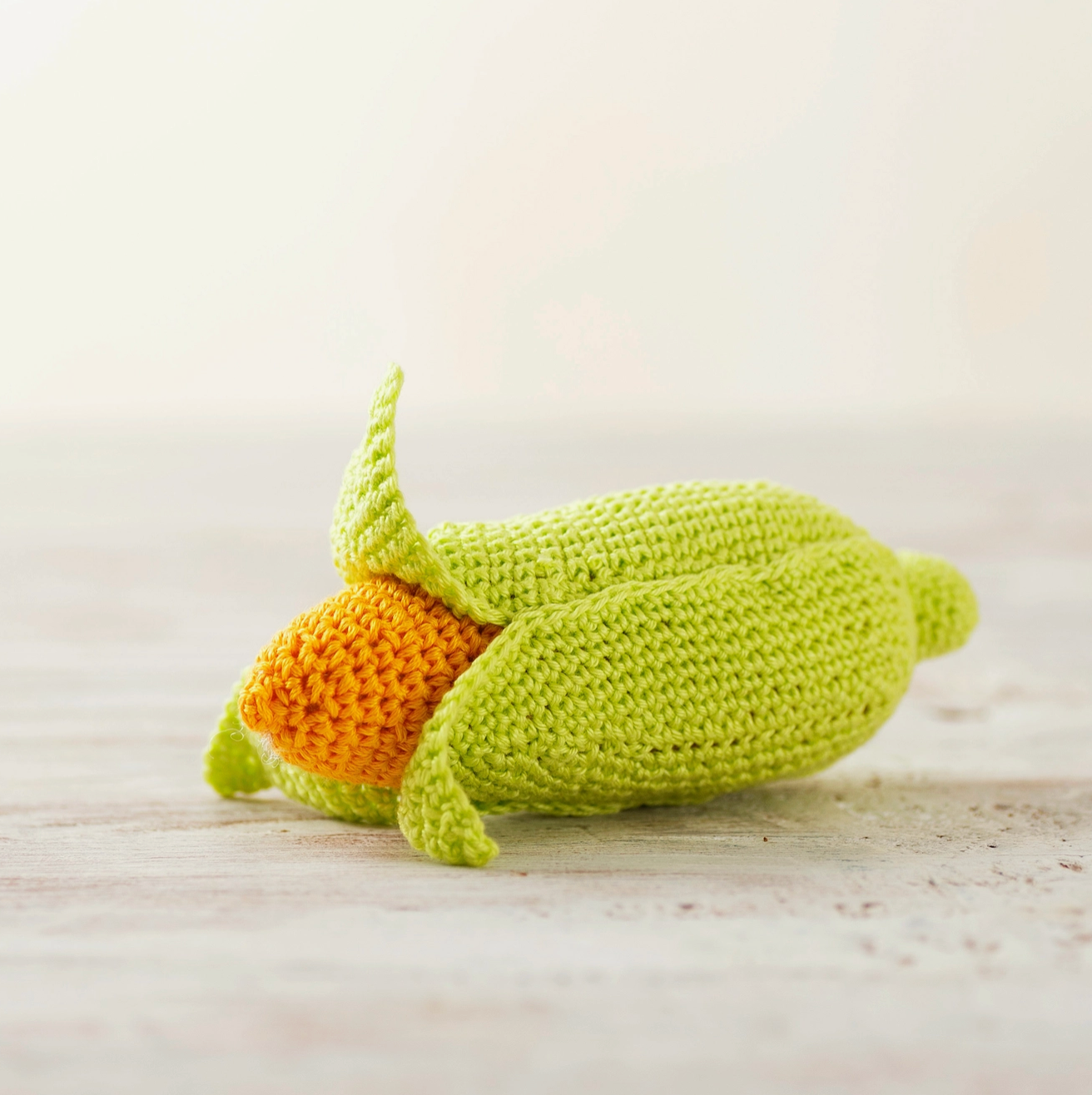 Crochet Play Food: Corn
