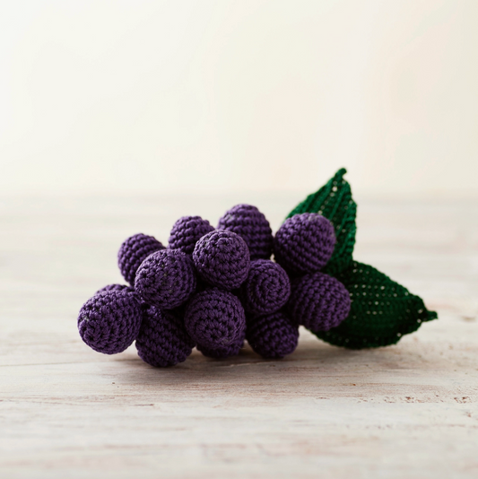 Crochet Play Food: Grapes