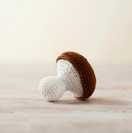 Crochet Play Food: Mushroom