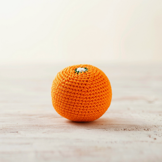 Crochet Play Food: Orange