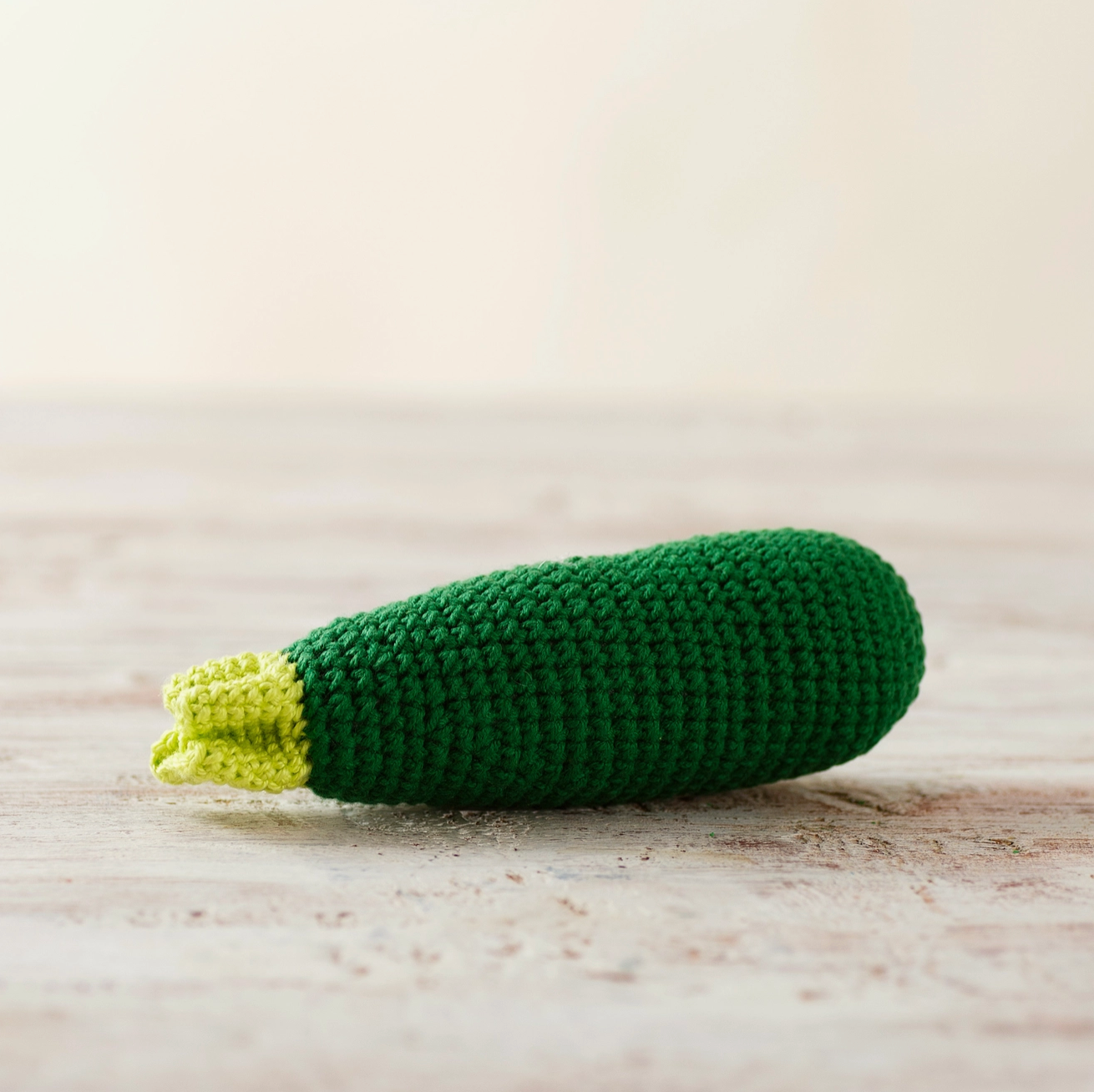 Crochet Play Food: Zucchini