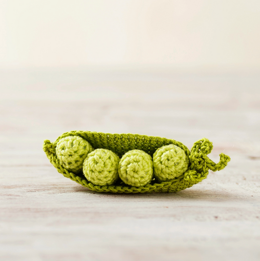 Crochet Play Food: Peas