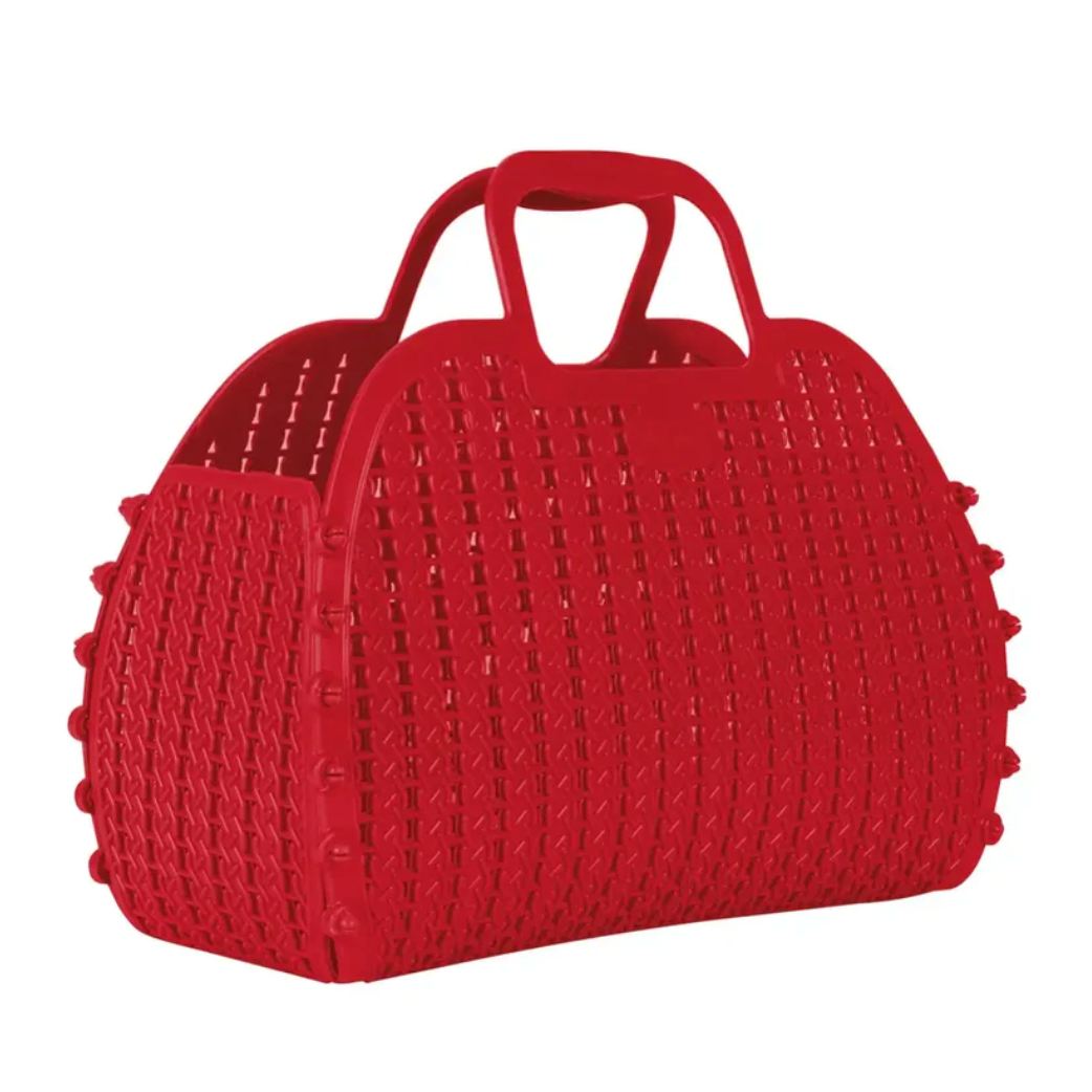 Mini Basket Bag - Red