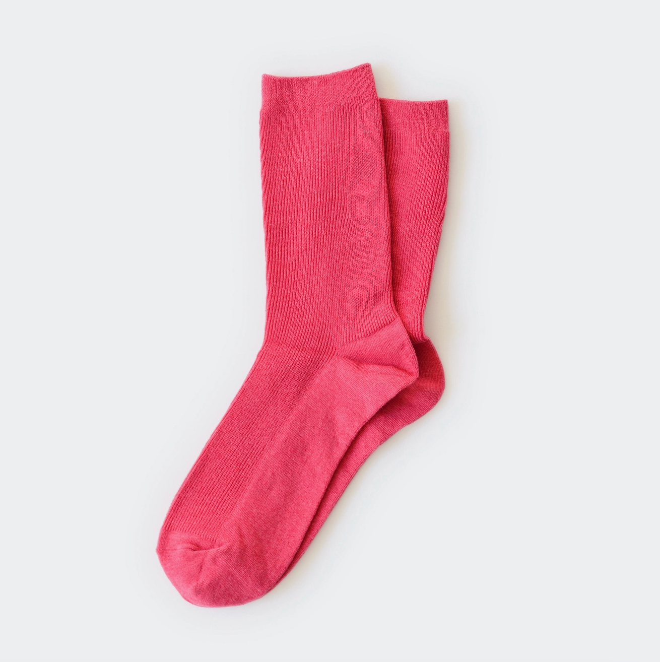 Fuchsia Wool Socks