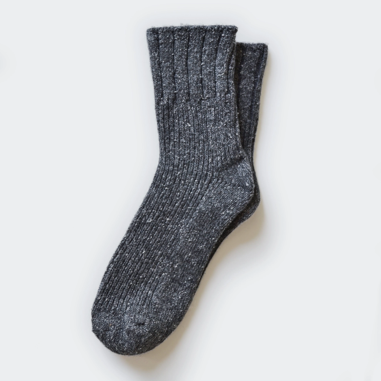 Dark Grey Thick Wool Socks