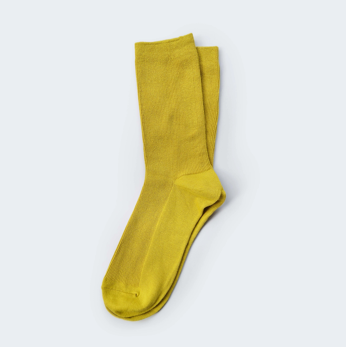 Mustard Wool Socks