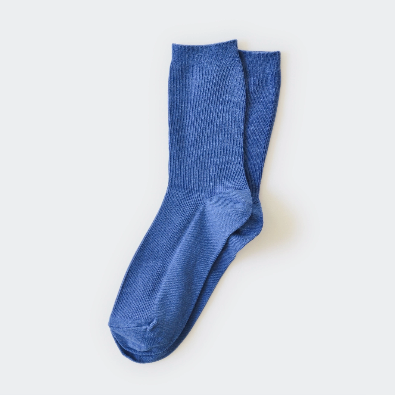 Ocean Blue Wool Socks