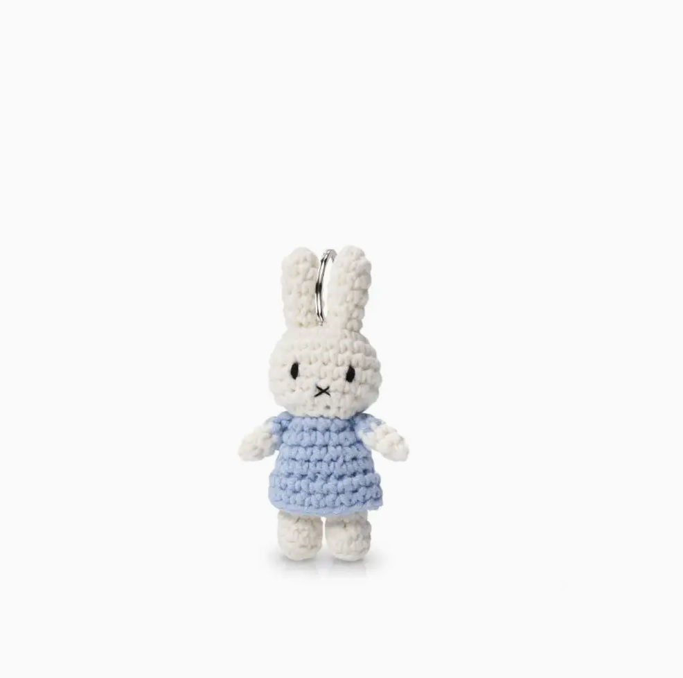 Miffy Blue Crochet Keychain