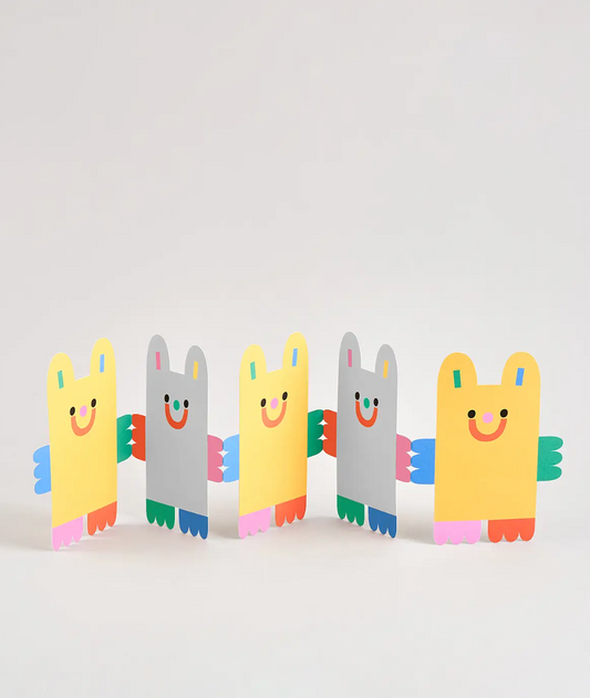 Fold-Out Multi Color Bears