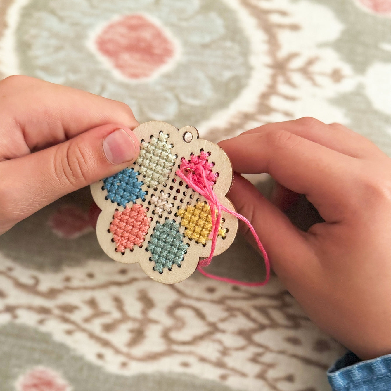 Make Your Own Flower Keyring