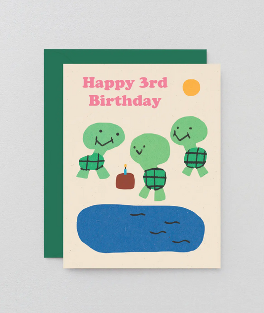 Happy Third Birthday Turtles