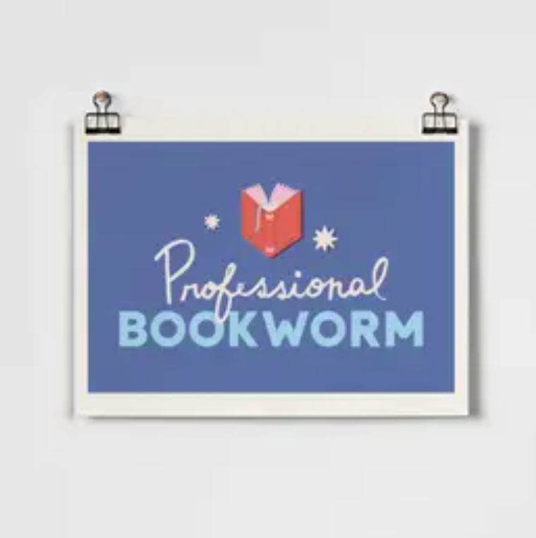 Art Print: Professional Bookworm (11" x 14")