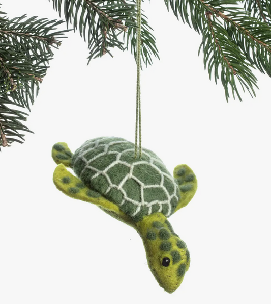 Felt Sea Turtle Ornament